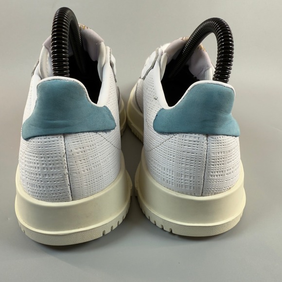 Adidas SC Premiere Women 6 Sneakers White Bone Leather Mesh Low Lace Up Shoes - Picture 5 of 16